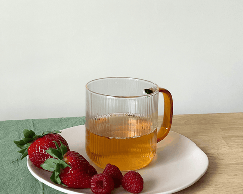 Thé glacé maison cerise - Les Jardins de l'Hermitage