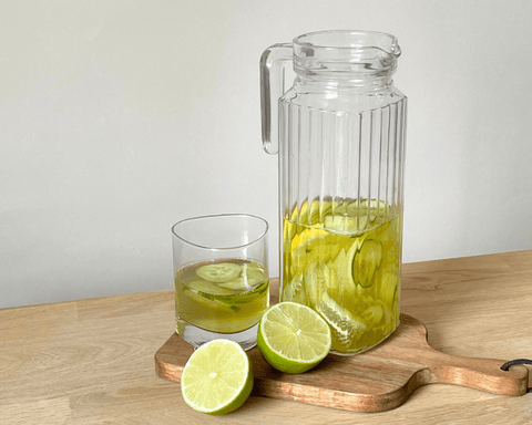 Thé glacé menthe & concombre