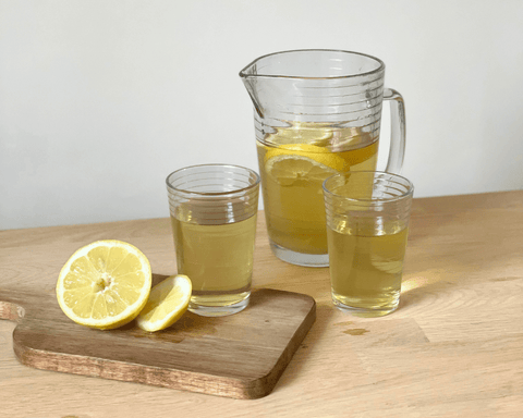 Thé glacé menthe et citron