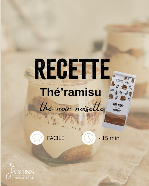 Thé'ramisu : Notre version gourmande du tiramisu au thé noir noisette