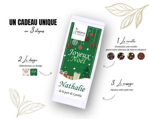 Créez votre sachet de thé personnalisé - Les Jardins de l'Hermitage