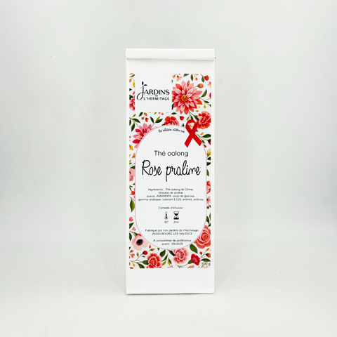 Thé oolong Octobre Rose saveur praline rose