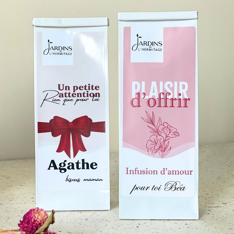 sachet de thé personnalisé