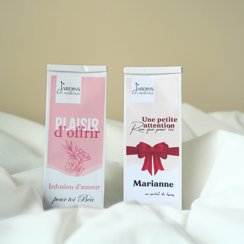 Sachet de thés personnalisés