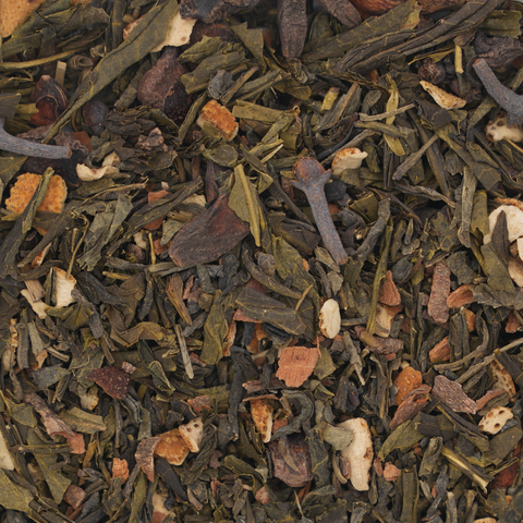 Mélange thé de Noël : Thé vert miel et épices