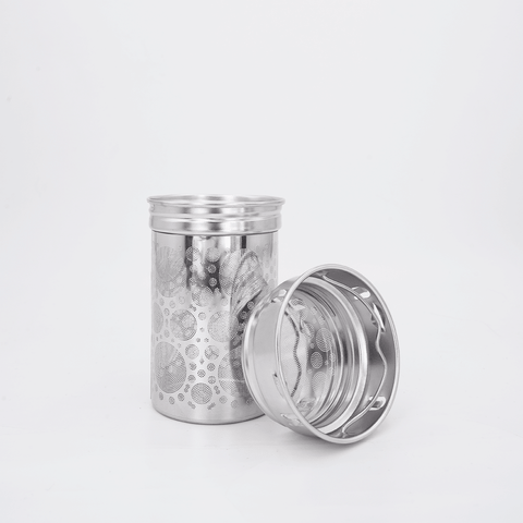 Gourde à thé en inox - Les Jardins de l'Hermitage
