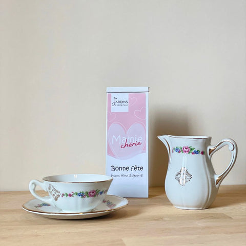 Sachet de thé personnalisé spécial fête des grands - mères - Les Jardins de l'Hermitage