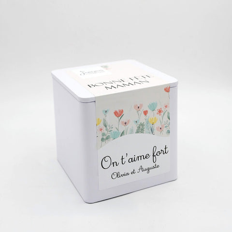 Sachet de thé personnalisé spécial fête des mères - Les Jardins de l'Hermitage