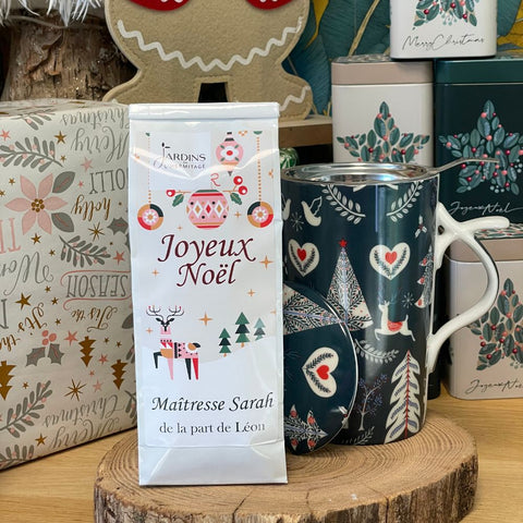 Sachet de thé de Noël personnalisé