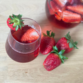 Thé glacé Fraise & Rhubarbe - Les Jardins de l'Hermitage