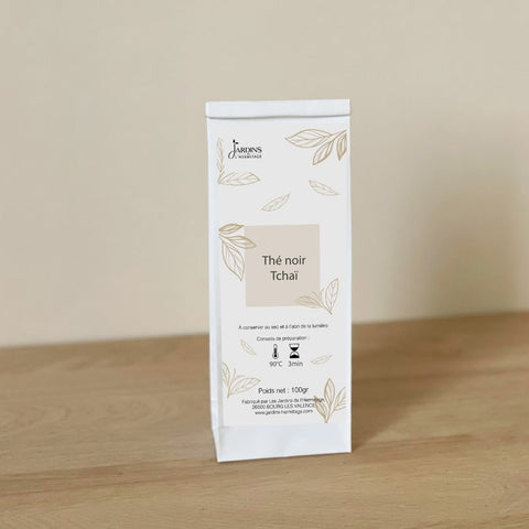 Thé noir aux épices : Thé noir Chaï - Les Jardins de l'Hermitage