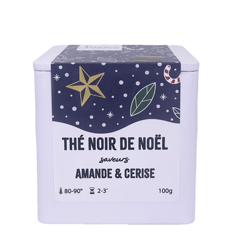 Thé noir de Noël saveurs amande et cerise - Les Jardins de l'Hermitage