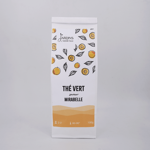 Thé vert mirabelle - Les Jardins de l'Hermitage